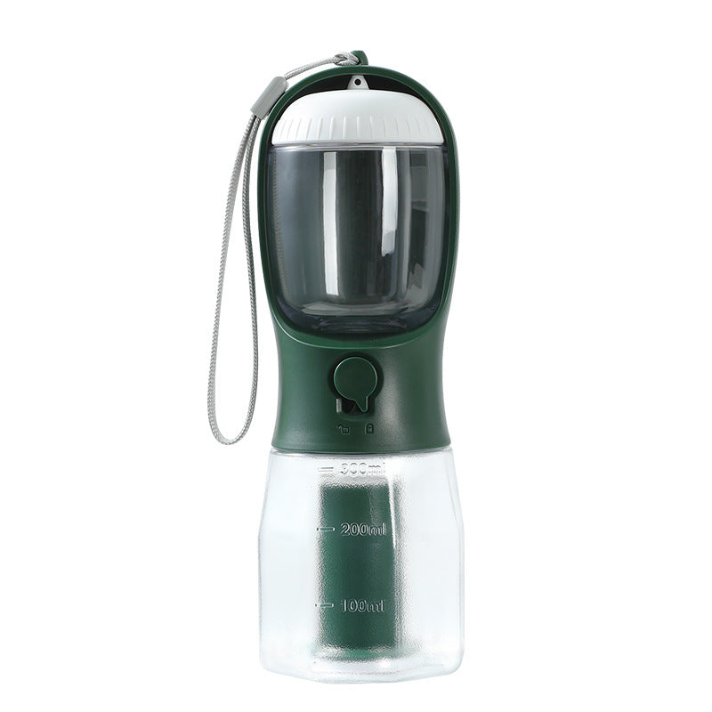 Teemdrop Pawpack 3-in-1 pet care bottle with removable nozzle and grip, designed for easy pet hydration and grooming.