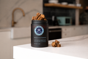 Teemdrop Ultra Nutrient Vitamins Pro for pets, showing colorful supplement bottles and pet care packaging on a clean background.